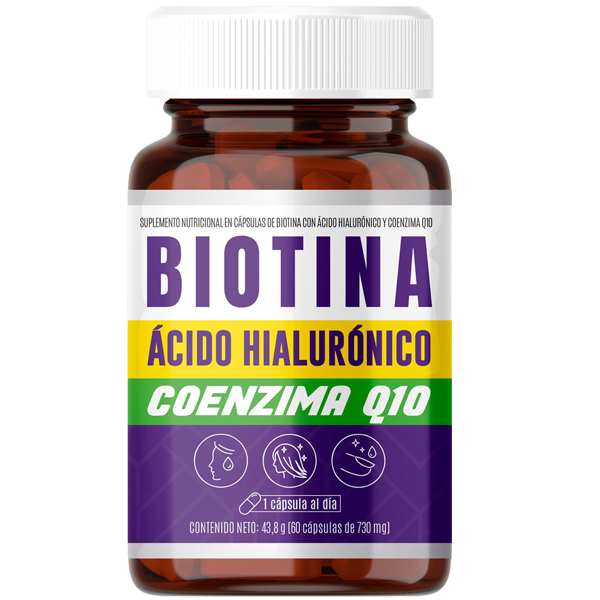 Biotina Ácido Hialurónico Coenzima Q10 Quantum Pharm